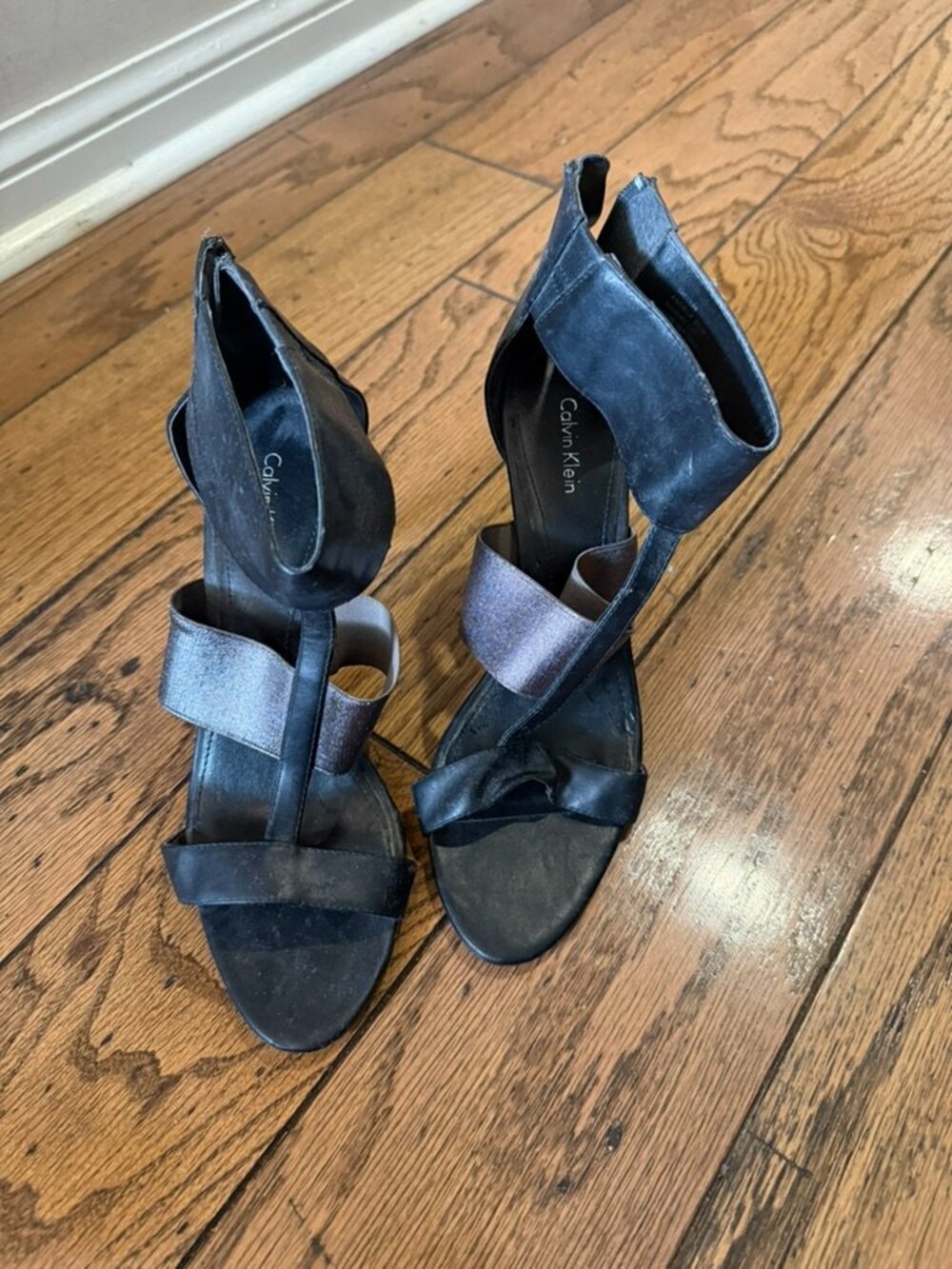 Calvin Klein Angela Strappy Stiletto Heels 9.5